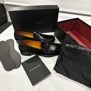 Beckett Simonon Classic Black Beaumont Loafers